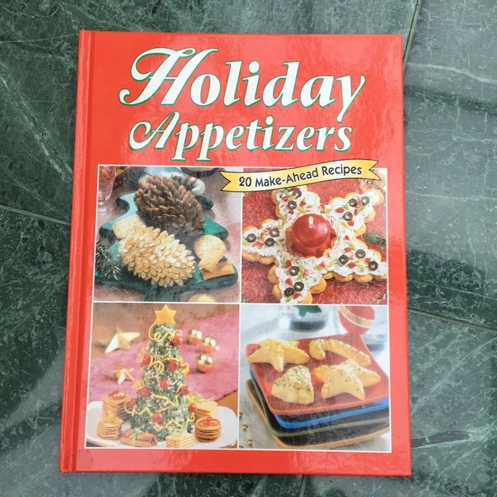 Holiday Appetizers Cookbook coffee table book